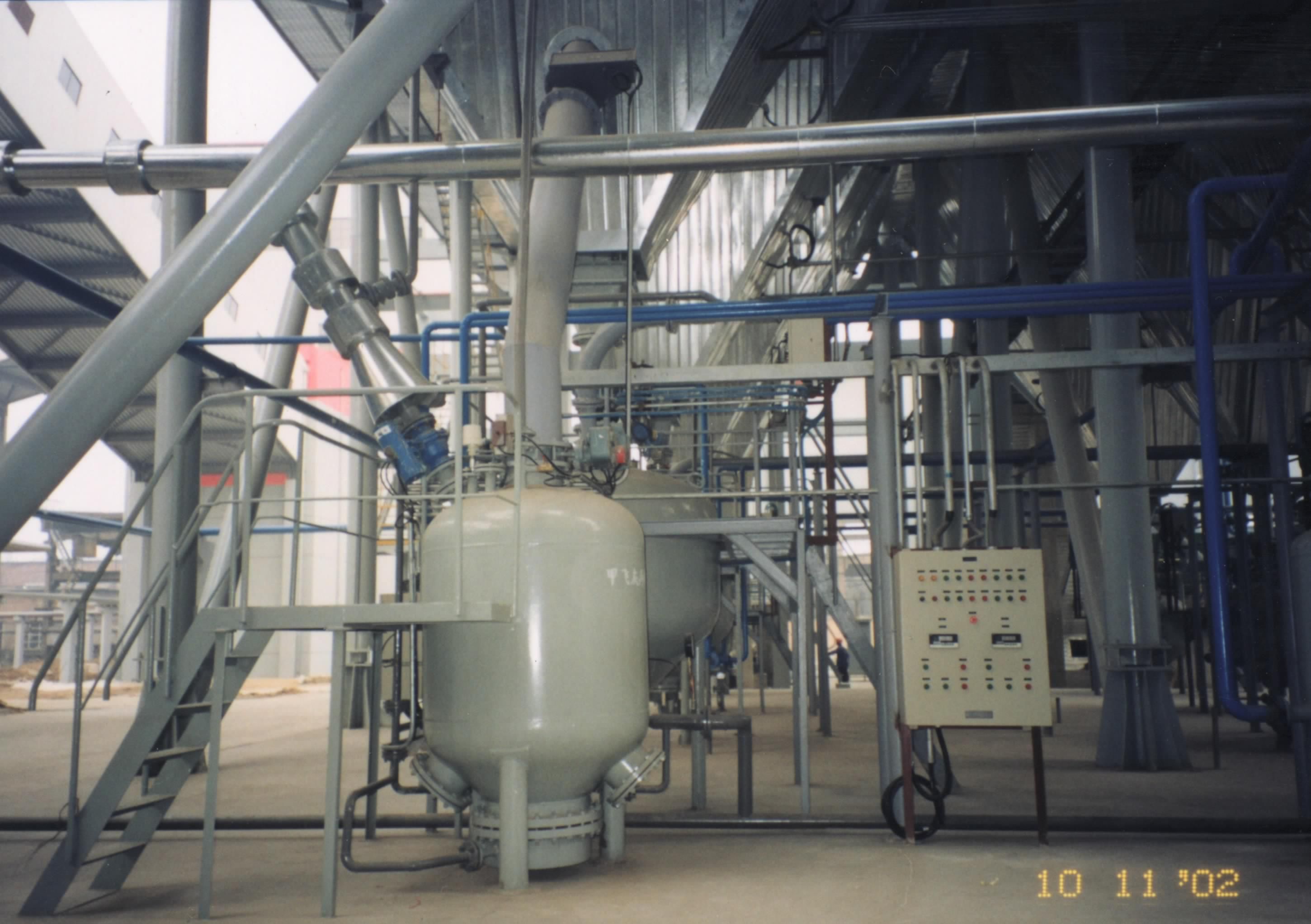 河北保定電廠粉煤灰上引式正壓密相氣力輸送倉泵1-4號線